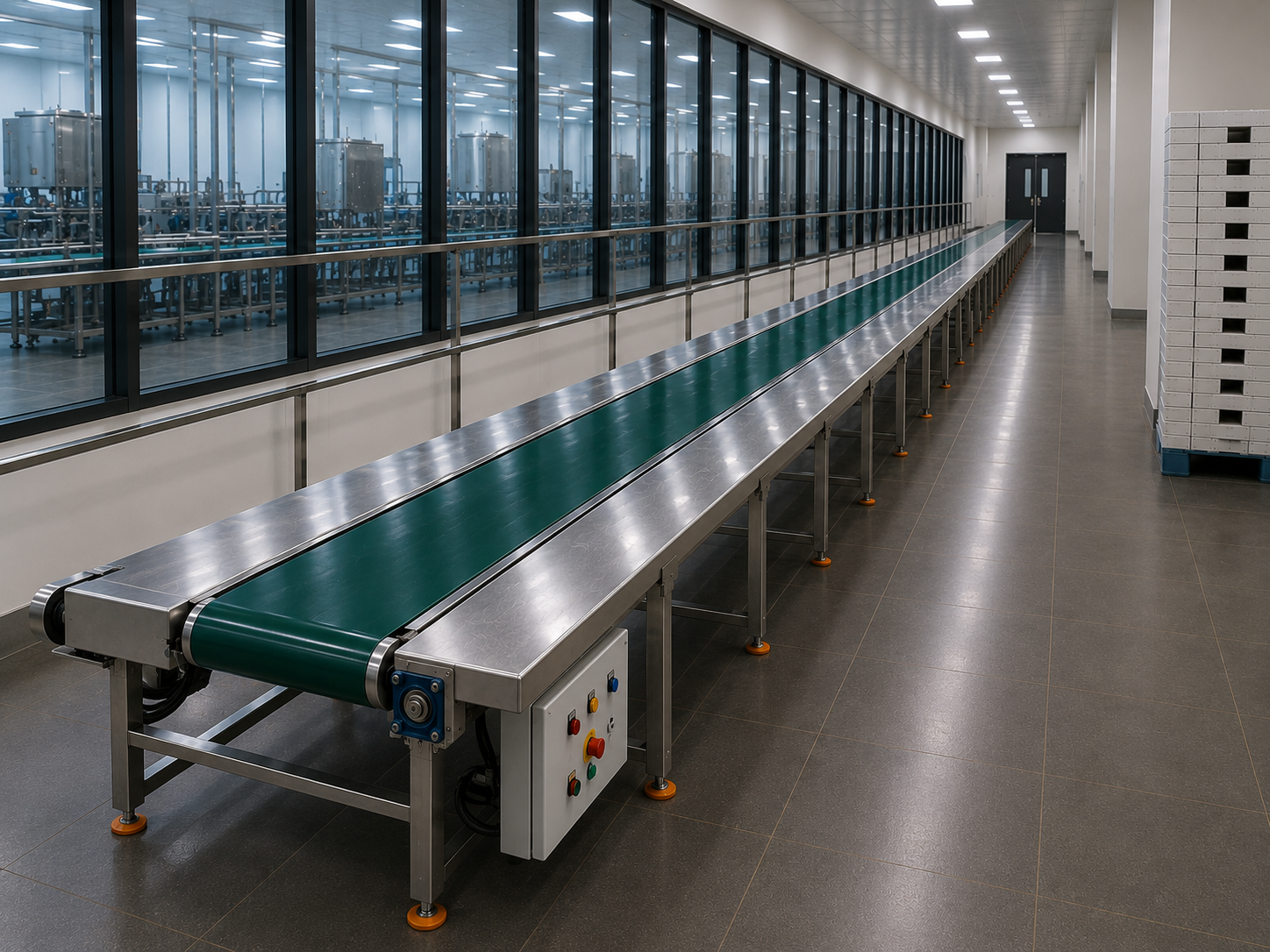 Medical Equipment Handling Conveyor